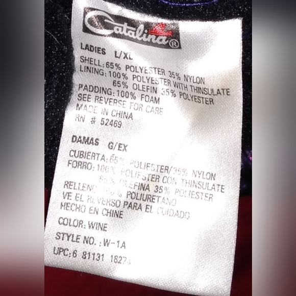 Women's Thinsulate Insulation Gloves 40 Gram Size L/XL - Picture 2 of 7